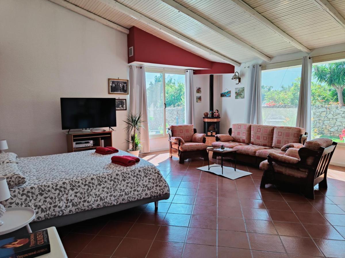 Villa Manzella Piscina Privata Cinisi Exterior foto
